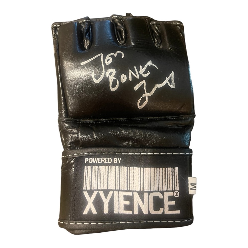 Signed Jon ‘Bones’ Jones Autographed MMA Glove Xyience